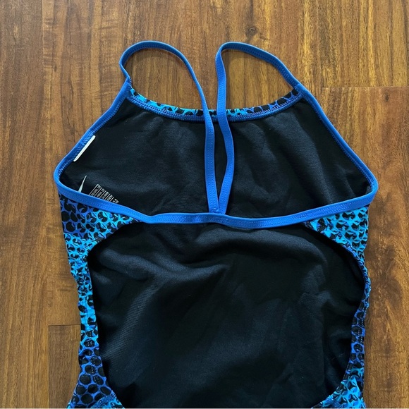 Nike Girls Nova Spark Racerback Blue One Piece Swimsuit size Girls 12 - Picture 5 of 8